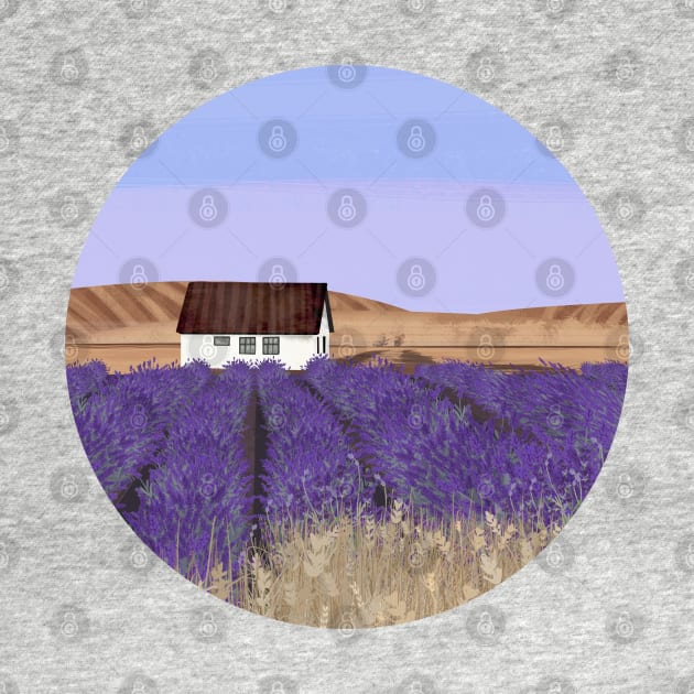 Lavender cottage by KatherineBlowerDesigns